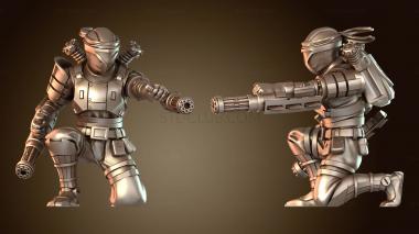 3D модель Ниндзя-автоганы Бдительные (STL)