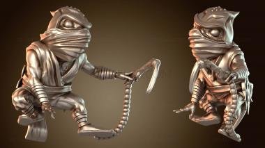 3D модель Ниндзя измученный (STL)