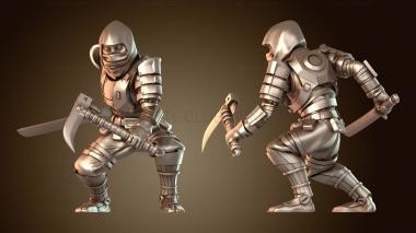 3D модель Ниндзя ближнего боя (STL)