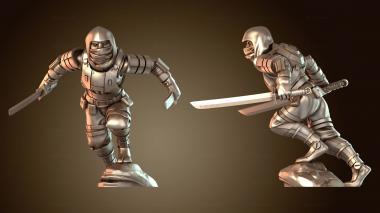 3D модель Ниндзя ближнего боя скрытно (STL)