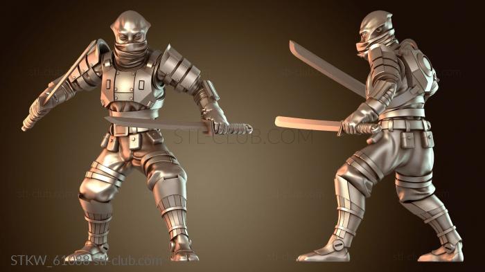 Military Ниндзя ближнего боя бесшумный