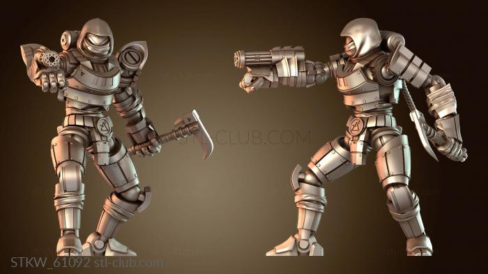 Military Ninja Walker Autogun Yawing