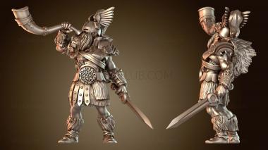 3D модель Скандинавский бог Хеймдалль Хорн (STL)