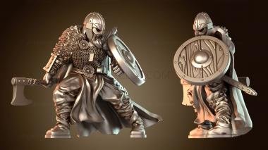 3D модель Скандинавский воин (STL)