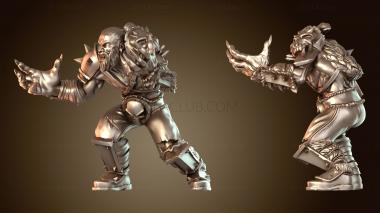 3D модель Норвежский берсерк Вой (STL)