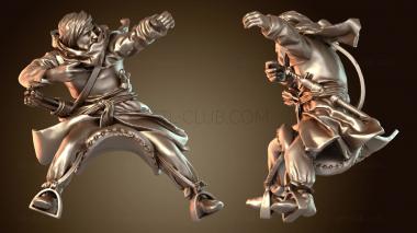 3D модель Североафриканский лучник свирепый (STL)