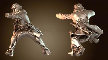 3D модель Североафриканский лучник, пронзительный (STL)