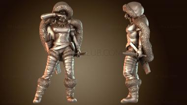 3D модель Воин северных племен (STL)