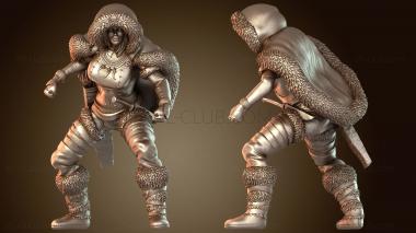 3D модель Бесстрашный воин северных племен (STL)