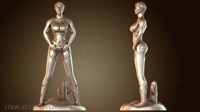 Military NSFW-девушка-ковбой