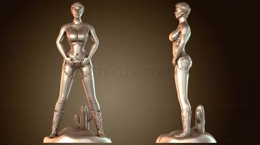 3D модель NSFW-девушка-ковбой (STL)