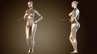 3D модель Обнаженная Асари Лиара (STL)