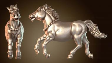 3D модель НУМИДИЙСКАЯ КОНЬ Верховая (STL)