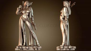 3D модель Монахиня с пистолетом, Калифорния (STL)