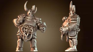3D модель Нургл Прокси Воин Вредный (STL)