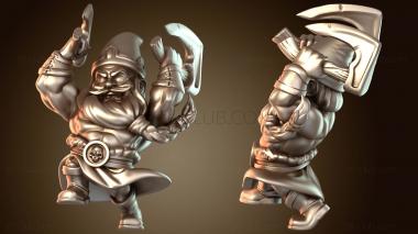 3D модель Дубовый гном-буйвол (STL)