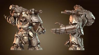 3D модель Уничтожитель-облитератор со шлемом-черепом (STL)