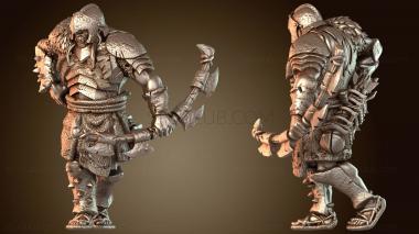 3D модель Обсидиановые лучники зевают (STL)