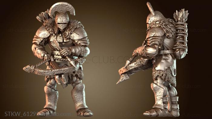 Обсидиановый арбалетчик в доспехах