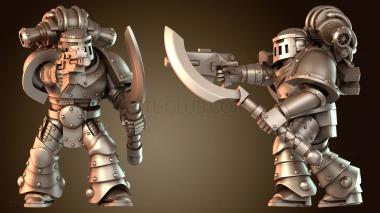 3D модель Пистолет оккультных десантников Powersword Vicious (STL)
