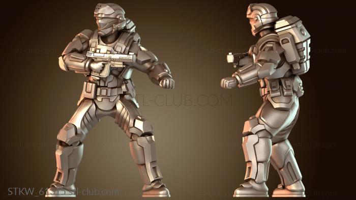 Офицер воздушно-штурмовых войск ODST