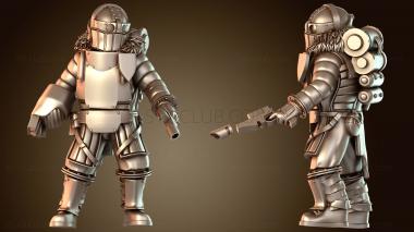 3D модель Офицер Мужественный (STL)