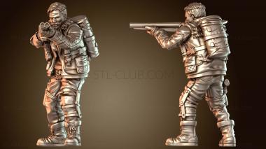 3D модель ОФИЦЕР СЭМ ХАРДИ (STL)