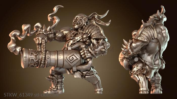 Military Герой-огр-канонир Гронк Бумшот