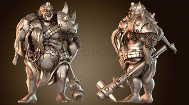 3D модель Огр пойман и жесток (STL)