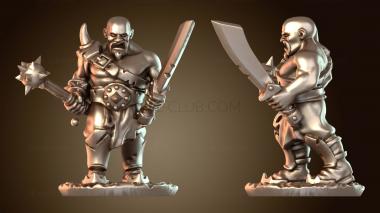 3D модель Огр-дикарь (STL)