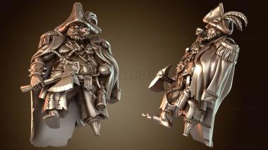 3D модель Чемпион-ветеран племени огров (STL)