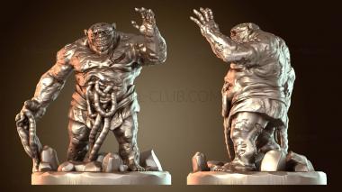 3D модель Огр-зомби (STL)