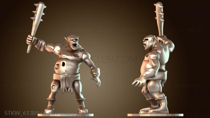 Гниющий огр-зомби