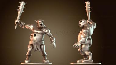 3D модель Гниющий огр-зомби (STL)