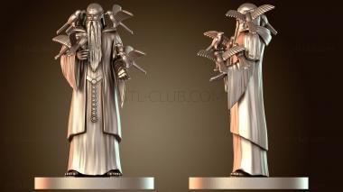 3D модель Старик с канарейками (STL)