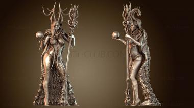 3D модель Омансер Астарта с собаками Друга Пророк (STL)