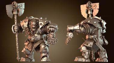 3D модель Один настоящий мерзавец-дикарь (STL)