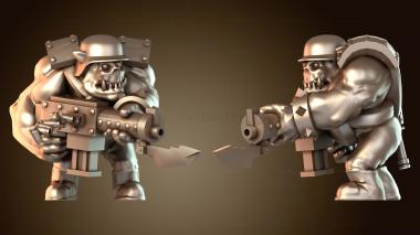 3D модель Орки-мальчики-стрелялки (STL)