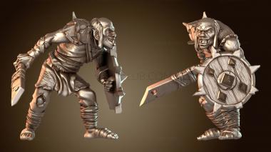 3D модель Щит орочьего тесака A (STL)