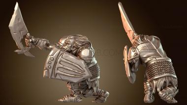 3D модель Щит орочьего тесака B (STL)