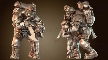 3D модель Блиц-отряд орков-коммандос (STL)