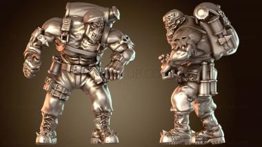 3D модель Блиц-отряд орков-коммандос скрывается (STL)