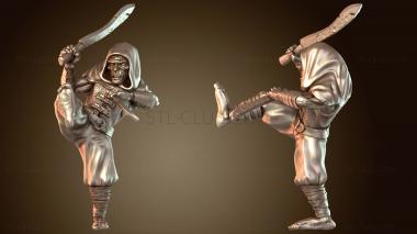 3D модель Орк с двумя оружиями Agile (STL)