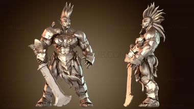 3D модель Орк-босс женского пола (STL)