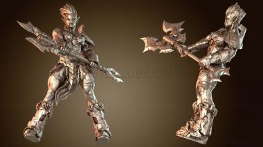 3D модель Орк-чемпионка Грим (STL)