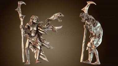 3D модель Орк Женщина-Шаман Мистик (STL)