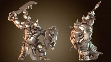 3D модель Орк Грунт Агрессивный (STL)