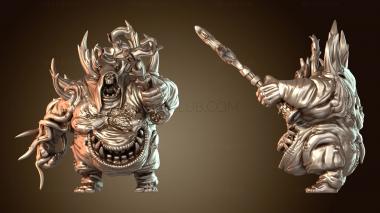 3D модель Король орков Великая болезнь Гнилая армия Великая болезнь (STL)