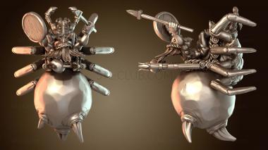 3D модель Король орков, наездник на пауке (STL)