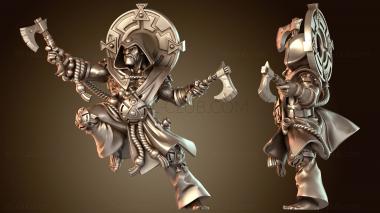 3D модель Орк-мужчина-монах смелый (STL)